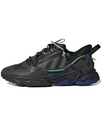 adidas - Originals Ozweego Zip Cozy Wear-Resistant Running Shoes Obsidian - Lyst