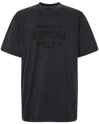 Balenciaga - Property Vintage T-Shirt Large Fit 'Washed' - Lyst