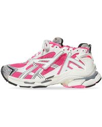 Balenciaga - 'runner' Chunky Sole Mesh Low Top Sneakers - Lyst