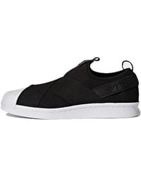 adidas - Superstar Slip-On 'Core' - Lyst