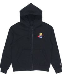 Nike - Woven Label Logo Sports Hooded Jacket Autumn - Lyst