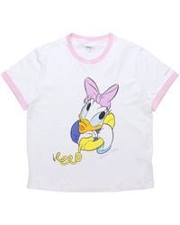 adidas - (Wmns) Neo Dsny Cp Tee Disney Donald Duck Sports Short Sleeve - Lyst