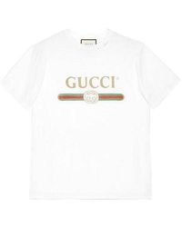 Gucci - T-shirts And Polos White - Lyst