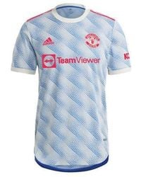 adidas - Manchester United 21/22 Away Authentic Jersey 'Cloud' - Lyst