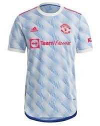 adidas - Manchester United 21/22 Away Authentic Jersey 'Cloud' - Lyst