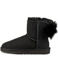 UGG - (Wmns) Fluff Bow Mini Fleece Lined - Lyst