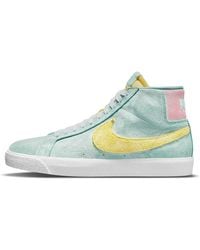 Nike - Zoom Blazer Mid Premium Sb 'Light Dew Zitron' - Lyst