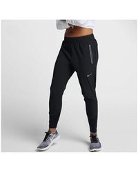 Nike - Small Logo Elastic Waistband Running Sports Long Pants - Lyst