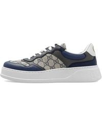 Gucci - Chunky Canvas & Leather Low-top Sneakers - Lyst