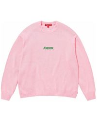 Supreme - Old English Sweater - Lyst