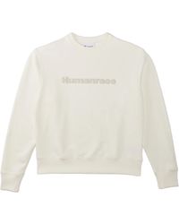 adidas - Originals X Pharrell Williams Crossover Casual Breathable Solid Color Round Neck Pullover Long Sleeves Jade White - Lyst