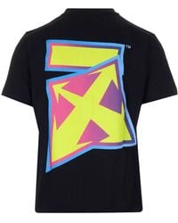 Off-White c/o Virgil Abloh - Fw22 Back Logo Printing Round Neck Short Sleeve Slim Fit Version - Lyst