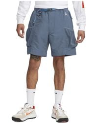 Nike - X Acg Snowgrass Cargo Shorts Dv9406-491 - Lyst