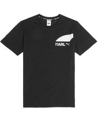 PUMA - Fendi Crossover Round Neck Short Sleeve - Lyst