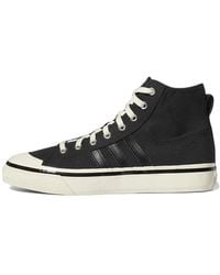 adidas - Nizza Hi Rf 74 Shoes 'Core' - Lyst