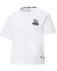 PUMA - (Wmns) X Mr Doodle Printing Short Sleeve - Lyst