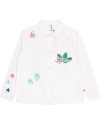 adidas - Originals Ss22 Logo Cartoon Printing Sports Jacket - Lyst