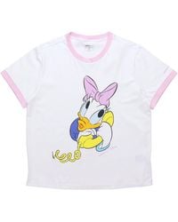 adidas - (Wmns) Neo Dsny Cp Tee Disney Donald Duck Sports Short Sleeve - Lyst