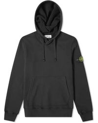 Stone Island - Garment Dyed Popover Hoodie - Lyst