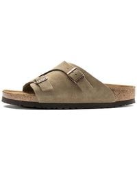 Birkenstock - Zrich Series Cowhide Suede Fashion Version Sandals - Lyst