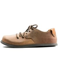 Birkenstock - Montana Series Cowhide Low Top Casual Flat Shoes Ordinary Version - Lyst