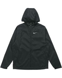 Nike Essential Flash Men's Running Jacket in Black for Men | Lyst