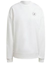 adidas - (Wmns) Round Neck Pullover Solid Color Long Sleeves Hoodie - Lyst