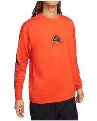 Nike - Acg Long Sleeve Lungs T-Shirt 'Picante' - Lyst