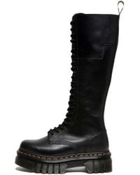 Dr. Martens - (Wmns) Dr.Martens Audrick 20-Eye Leather Knee High Platform Boots - Lyst