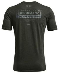 Under Armour - Bar Originators Of Performance Training Sports Short Seeve Green - Lyst