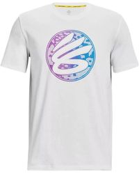 Under Armour - Curry Gradient Heavyweight T-Shirt Multi' - Lyst