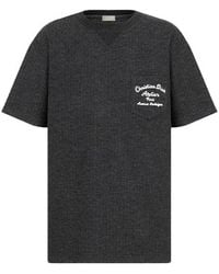 Dior - Ss22 Alphabet Printing Round Neck Short Sleeve T-Shirt - Lyst