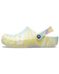 Crocs™ - Classic Clog Tie Dye Beach Sandals - Lyst