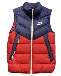 Nike - Windproof Warm Stand Collar Down Vest - Lyst