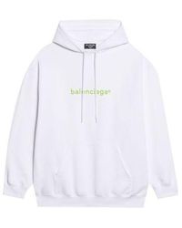 Balenciaga - Copyright Logo Print Medium Fit Hoodie - Lyst