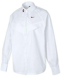 Nike - (Wmns) Sportswear Woven Long-Sleeve Shirt - Lyst