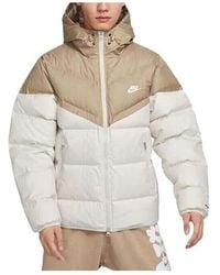 Nike - Storm-Fit Hooded Puffer Jacket 'Khaki' - Lyst