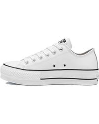 Converse - (Wmns) Chuck Taylor All Star Lift Clean Ox - Lyst