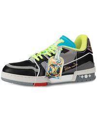 red louis vuitton sneakers men's