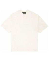 Fear Of God - Fw23 V-Neck T-Shirt 'Cloud Dancer' - Lyst