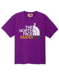 Gucci - X The North Face Logo Tee - Lyst
