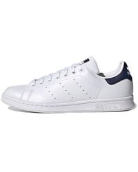 adidas - Stan Smith 'white Collegiate Navy' - Lyst