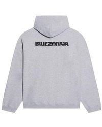 Balenciaga - Turn Hoodie Wide Fit 'Heather' - Lyst
