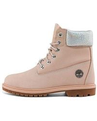 Timberland - (Wmns) Heritage Inch Waterproof Boots 'Light Nubuck' - Lyst