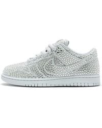 Nike - X Cactus Plant Flea Market X Swarovski Dunk Low 'Pure Platinum' - Lyst
