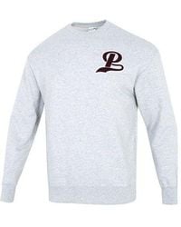 PUMA - Team Crew Logo Sweatshirt Burgumdy' - Lyst