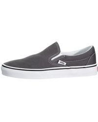 Vans - Classic Slip-On 'Charcoal' - Lyst