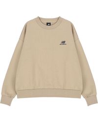 New Balance - (Wmns) Alphabet Printing Sports Pullover Round Neck Hoodie - Lyst