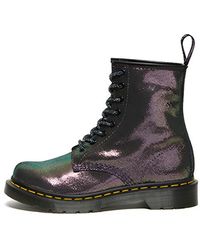 Dr. Martens - Dr.martens 1460 Disco Iridescent Suede Lace Up Boots - Lyst