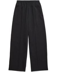 Balenciaga - Elastic Waist Straight Leg Pants - Lyst